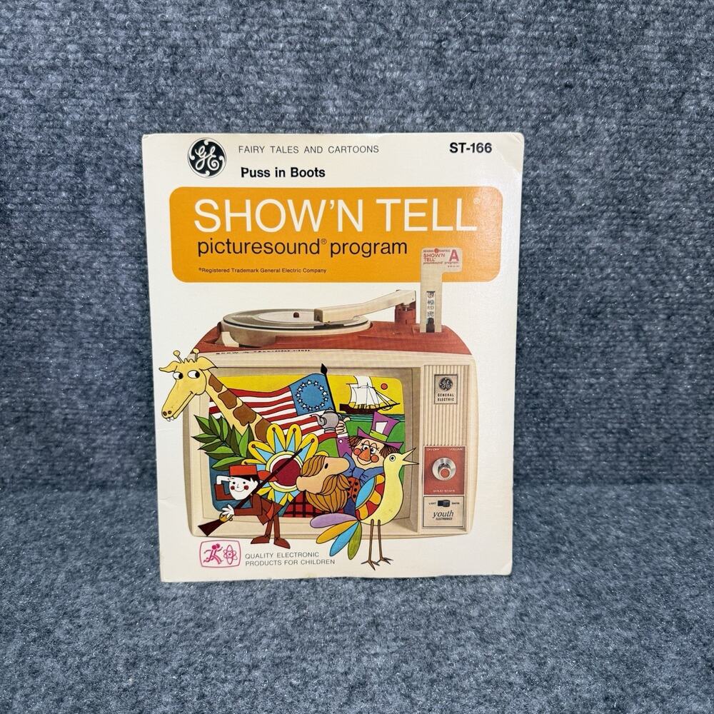 General Electric 1965 Show'N Tell Picturesound Program Puss In Boots ST-136